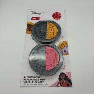 Dash x Disney Princess MOANA & PUA MultiMaker Removable Mini Waffle Plates NEW